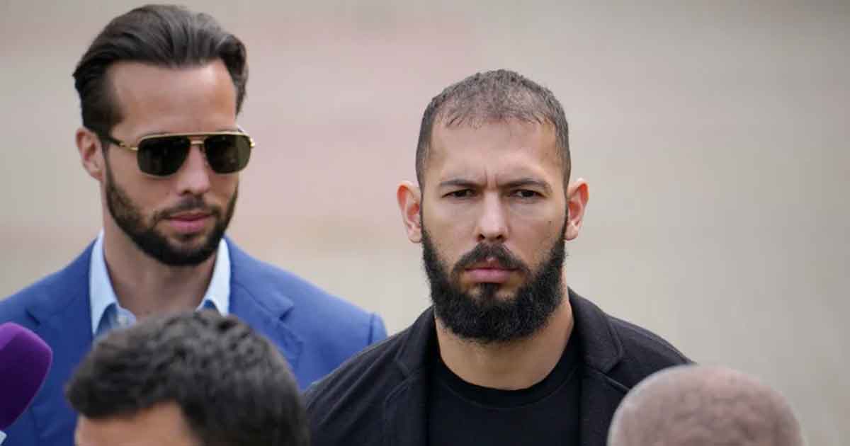 Vadim Ghirda/AP

On April 21, 2023, Andrew Tate and his brother Tristan were photographed leaving a court hearing in Bucharest.